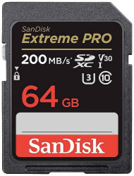 SanDisk Extreme PRO SDXC 64 GB Class 10 UHS-I odporny na wstrząsy, wodoszczelny