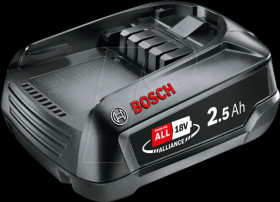 1600A00DD7 18 V 2.5 Ah, PBA rechargeable battery, POWER FOR ALL