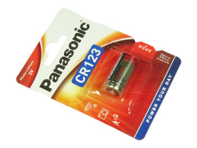 Bateria litowa CR123A Panasonic 3V/1.4Ah (blister 1szt.)