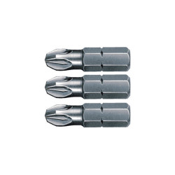 Wiha 07859 Pozidriv Bits PZ 1 Pack Of 3