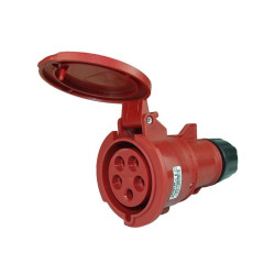 Gniazdo siłowe przenośne 32A 5P 400V IP44 23303 FAMATEL