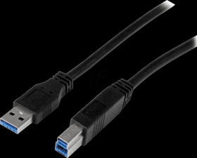 USB3CAB1M USB 3.0 Cable, A Male to B Male, 1 m