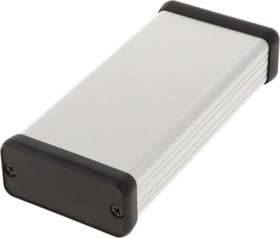 Aluminum enclosure, (L x W x H) 120 x 54 x 23 mm, natural, IP54, 1455C1202