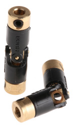 Przegub uniwersalny liczba połączeń Pojedyncze otwór 3 x 3mm 45° dł. całkowita 27.2mm mosiężny średnica zew 7.1mm