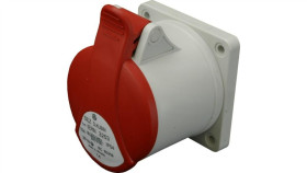 Gniazdo Tablicowe Proste 32A 5P Ip44, Iern 3253