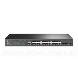 TP-Link TL-SG3428, Switch zarządzalny, 24x 10/100/1000 RJ-45, 4x slot SFP, 19"