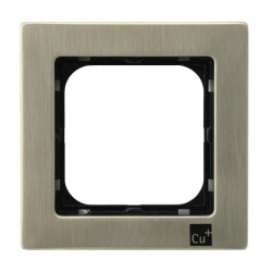 SONATA Ramka pojedyncza nowe srebro R-1RM/44