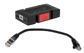 Element tłumiący przepięcia 58 V na szynę DIN WJ Furse Zabezpieczenie przeciwprzepięciowe PoE kategorii 6 1kA