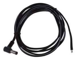 Wtyk DC 2,1/5,5/14 kątowy z kablem 1,5m op/50