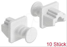 86507 Dust Cover for RJ45 jack 10 pieces white