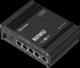 RUTM52100000 Industrial 5G router, WLAN, 4G, Dual SIM