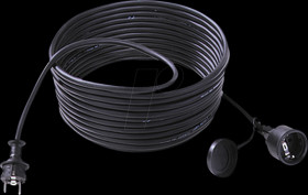 343.172 Extension 3G1,5mm² bk, 25m, H07RN-F rubber/neoprene protective c