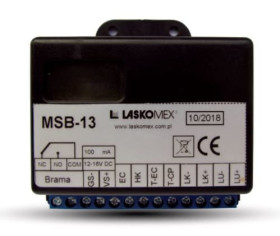 MSB-13 - Moduł sterowania bramą z przycisku, klucza i klawiatury