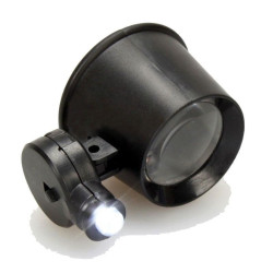 LUPA ZEGARMISTRZOWSKA DO OKA x10 Z PODŚWIETLENIEM LED