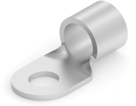 Uninsulated ring cable lug, 100-125 mm², AWG 4, 12.7 mm, metal, 321880