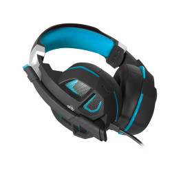 Słuchawki nauszne z mikr.TRACER Striker 2.0 Gammingowe USB niebieskie