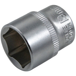 Faithfull FAISOC3819Q Hex Socket 3/8in Drive 19mm