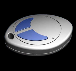 Teko - seria OVO-3 (OVO-3/2.4) - obudowa do pilota w kolorze ciemnoszarym (55 x 43,7 x 14 mm)