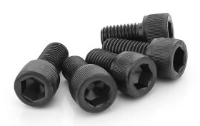 10 pcs M2x5 Socket Screw - Allen Key - Knurled Head