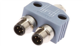 Rozdzielacz, 38X20x54mm, 250V, 2X M12 3-Pin, M12 4-Pin, Ip67 Vk000050