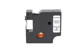 Taśma D1 40913 do drukarki DYMO 9mm 7m biała taśma czarny nadruk