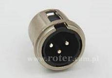 WTYK XLR MONTAŻOWY 3PIN 26mm MW375
