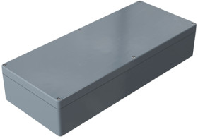 Polyester enclosure, (L x W x H) 600 x 250 x 121 mm, gray (RAL 7000), IP66, 022560120