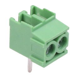 2-Way 3.5mm Right Angle PCB Terminal Block 10A 300V