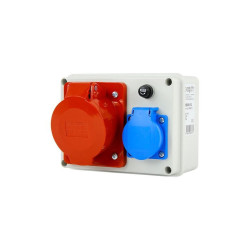 Rozdzielnica siłowa n/t 1x32A 5P + 1x230V IP44 NBOX15.2 3656813 Next