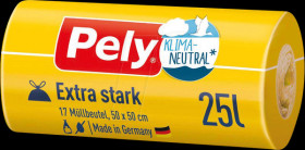 54030022 PELY waste bags, extra strong 17 pcs, 25 litres