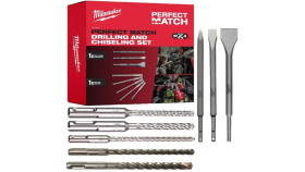 Komplet Wiertła Mx4™ (5Szt) + Dłuta Sds+ (3Szt) Perfect Match Milwaukee