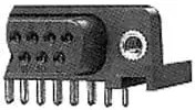 D-Sub socket, 9 pole, standard, angled, solder pin, 6-788796-7