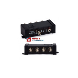 Wzmacniacz sygnału VIDEO RV-1/4 1 wejście 4 wyjścia/Aktywny rozgał.(BNC)