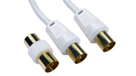 Zespół Kabli Koncentrycznych, Rf, Czarny Męskie Męskie 500Mm, Rs Pro