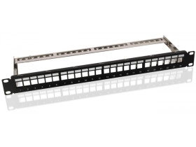 Panel krosowy 19-calowy (48,3 cm) Keystone, 24 porty (1 U)