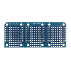 Potrójny ekspander z otworami prototypowymi do Wemos D1 Mini
