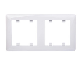 Lumina Soul Ramka podwójna pionowa biała WL5120