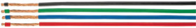 PVC-switching strand, extremely flexible, LifY, 6.0 mm², 768 x 0.1 mm, black, outer Ø 6 mm, 15093