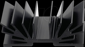 SK 64/37,5/SA Heat sink, 37.5 mm, aluminum, 4.1 K/W, TO-220