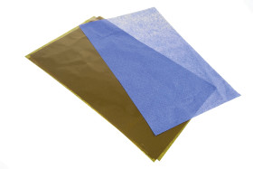 Folia termoizolacyjna Kapton HN grubość 0.025mm długość 304mm Goodfellow gęstość 1.42g/cm³ 0.16W/mK 118kV/mm