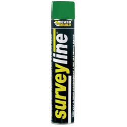 Everbuild SURVEYGREEN Survey Line&#xAE; Marker Spray Green 700ml