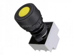 Przeł. nacisk.hermet. chwiliwy NO/NC okrągły żół.