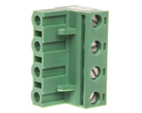 Wtyk śrubowy do płytek drukowanych 4P 12A 630V zielony GMSTB 2,5/ 4-ST 1766903 /50szt./