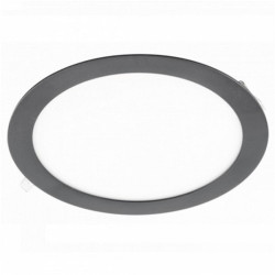 Panel LED czarny okrągły p/t 24W NW ORIS GTV387876
