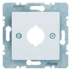 Płytka centralna z otworem fi188 mm do aparatów zgłoszeniowych alu mat lakierowany system płytek centralnych 14311404