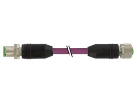 7000-44001-8400500 Kabel: do czujników/automatyki M12 4-PIN 5m wtyk 60VDC 60VAC