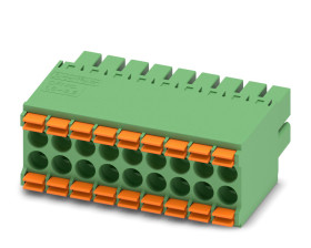 Złącze PCB 18 -pinowe raster 3.5mm 2 -rzędowe Montaż na kablu Żeński Phoenix Contact