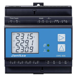 Janitza 1402041 UMG 806 UL Power Analyzer Flexibly Expandable &amp; Compact
