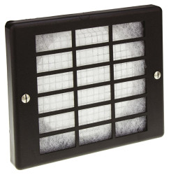 Filtr wentylatora 162 x 136mm rozmiar 120mm ebm-papst Matowe czarne