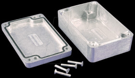 1550Z102 Die-cast aluminium housing,90x36x30mm, thick-walled, IP 66